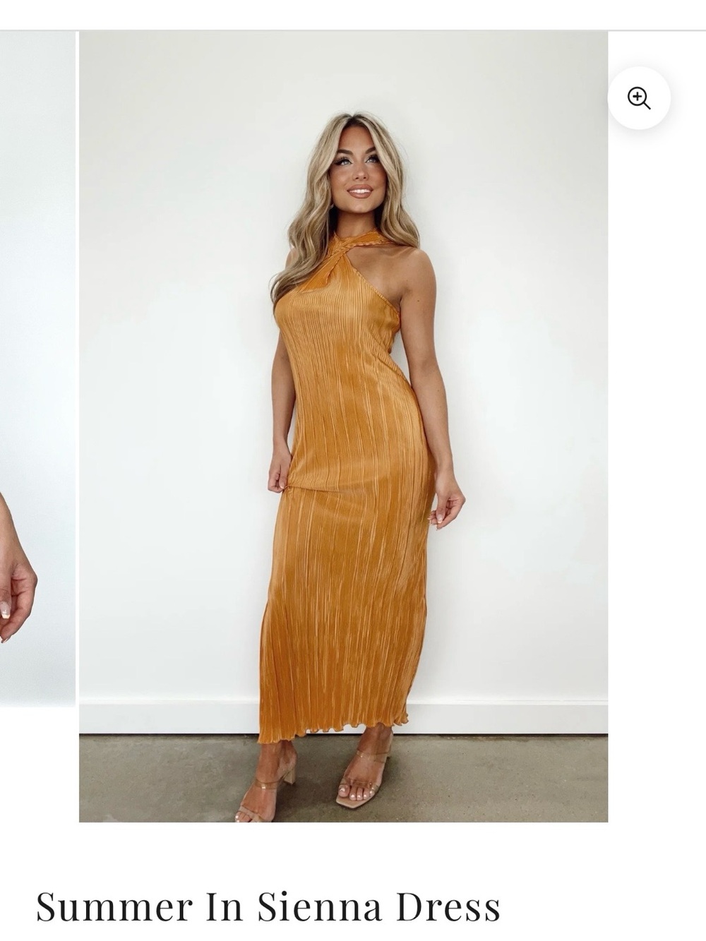 Summer in Sienna Halter Maxi Dress